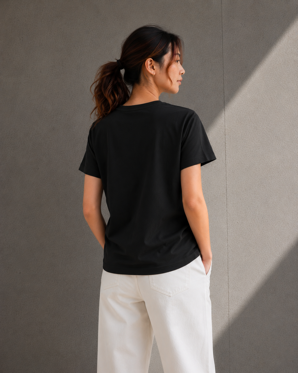 Women's Clean Tee, Antimicrobial Cotton Everyday T Shirt for Women, Soft Breathable Regular Fit Crew Neck Tee
