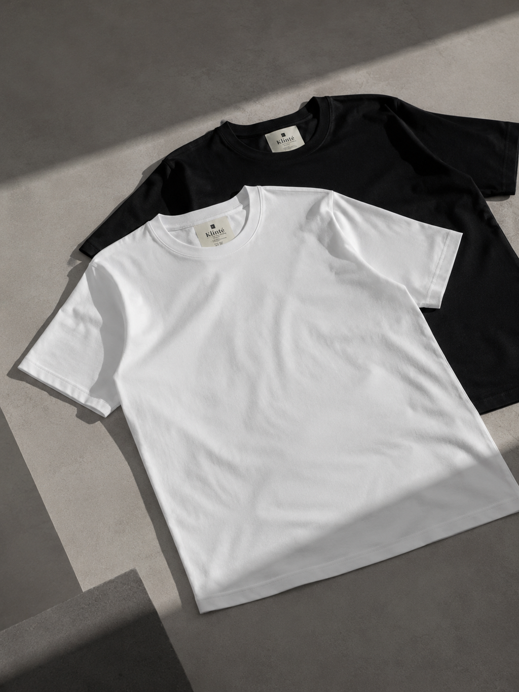 Men's Clean Tee, Antimicrobial 100% Cotton Everyday T Shirt for Men, Breathable Regular Fit Crew Neck Tee
