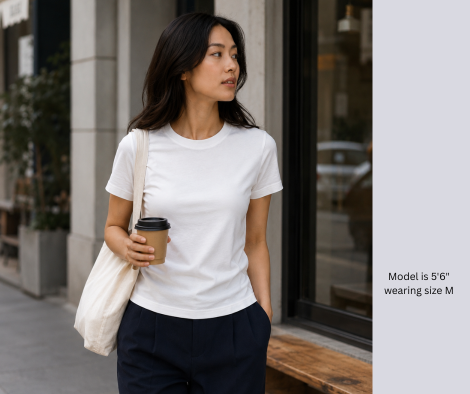 Women's Everyday Tee | Soft Relaxed Fit Crew Neck Short Sleeves T Shirt