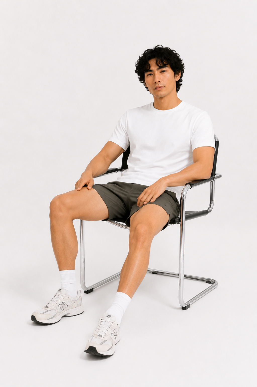 Men's Clean Tee, Antimicrobial 100% Cotton Everyday T Shirt for Men, Breathable Regular Fit Crew Neck Tee