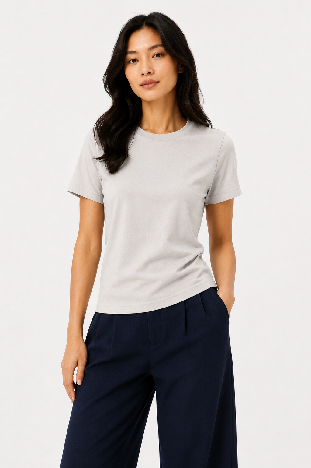 Women's Everyday Tee | Soft Relaxed Fit Crew Neck Short Sleeves T Shirt