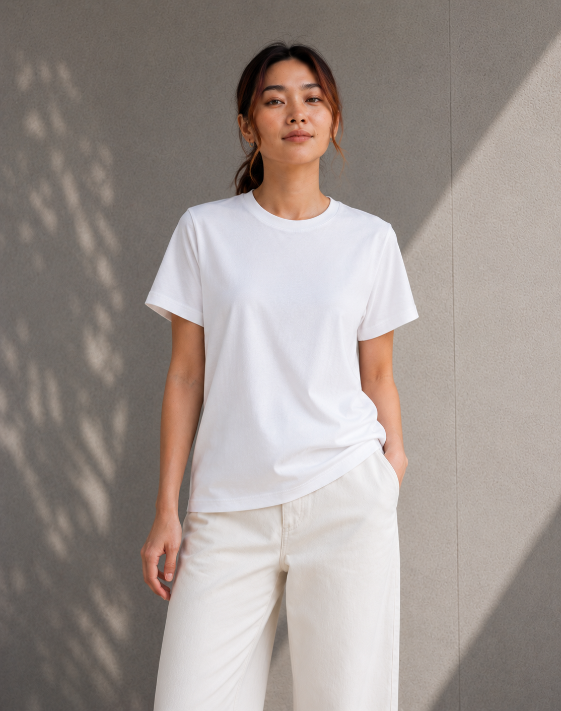 Women's Clean Tee, Antimicrobial Cotton Everyday T Shirt for Women, Soft Breathable Regular Fit Crew Neck Tee